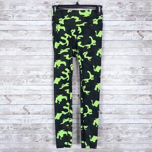 Free People Movement Leggings XS Neon Green Camo 41A